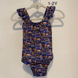 Olivier London swimsuit Libery fabric